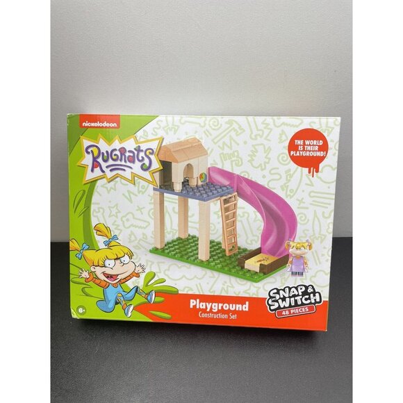 Nickelodeon ~Rugrats Reptar Wagon&Playground Construction Set  48,35 Pcs - Picture 7 of 12